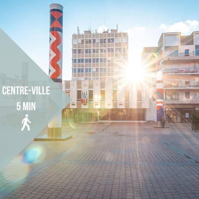 Le Voltaire • Proche Gare • Moderne Villa Châteauroux Exteriör bild