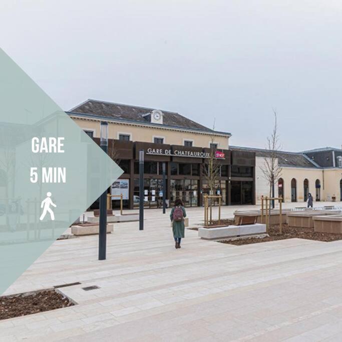 Le Voltaire • Proche Gare • Moderne Villa Châteauroux Exteriör bild